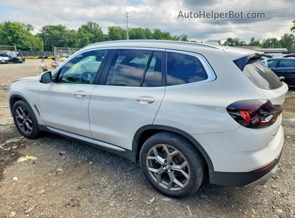 5UX53DP04N9L05030 2022 BMW X3 White Rear left