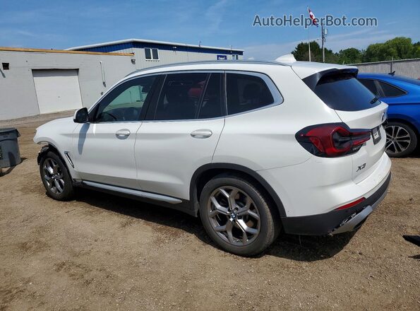 5UX53DP04P9R59383 2023 BMW X3 White Հետևի ձախ