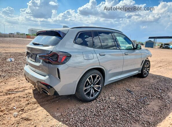 5UX53DP05N9K55304 2022 BMW X3 Серый Задняя правая четверть