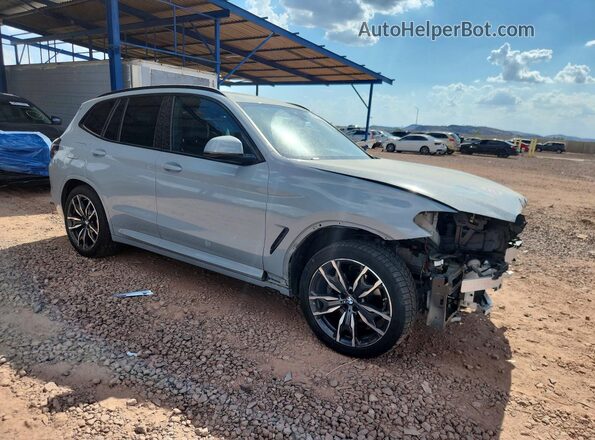 5UX53DP05N9K55304 2022 BMW X3 Серый Передняя правая четверть