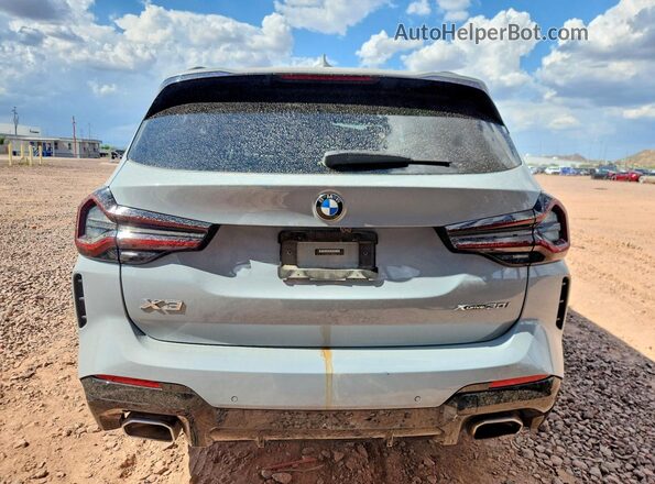 5UX53DP05N9K55304 2022 BMW X3 Серый Вид сзади