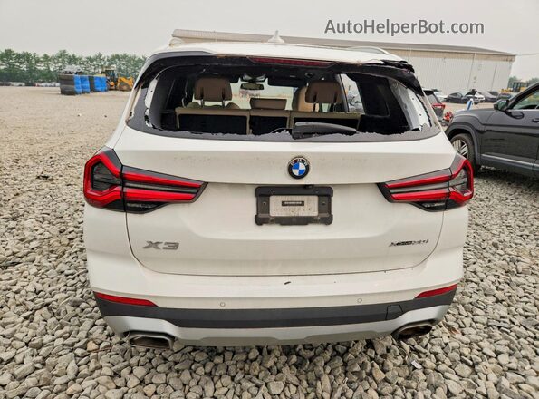 5UX53DP05N9L86703 2022 BMW X3 Белый Вид сзади