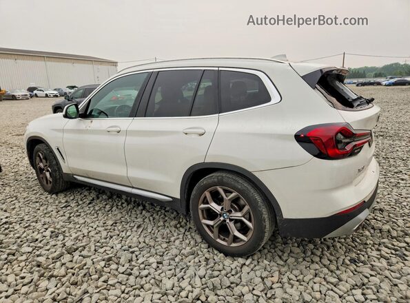 5UX53DP05N9L86703 2022 BMW X3 Белый Задняя левая четверть