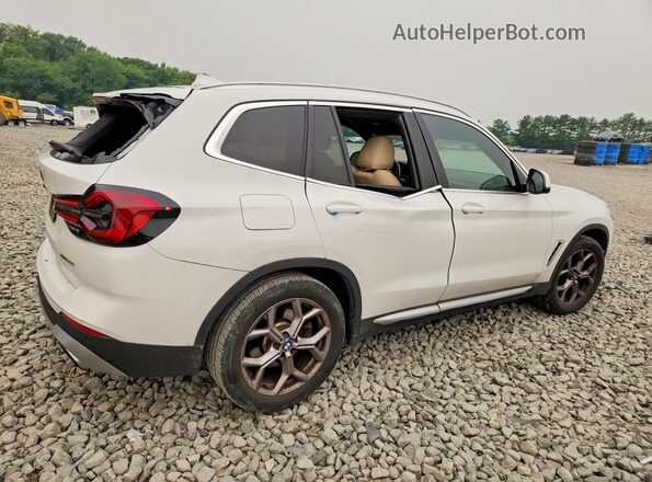 5UX53DP05N9L86703 2022 BMW X3 Белый Задняя правая четверть