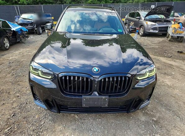 5UX53DP05R9T66036 2024 BMW X3 Black Front view