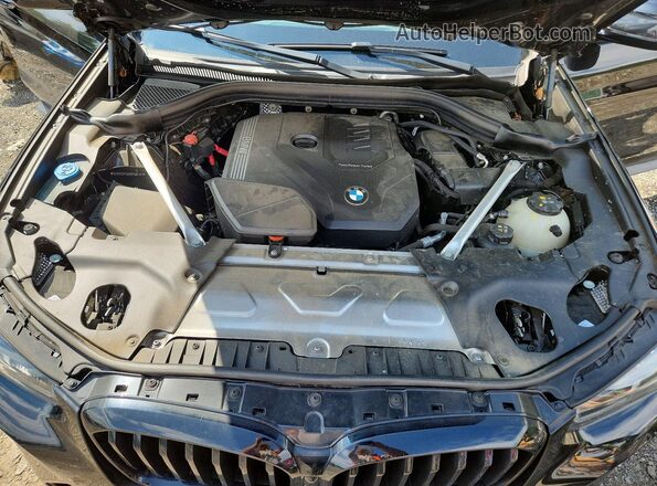 5UX53DP05R9T66036 2024 BMW X3 Black Engine compartment view