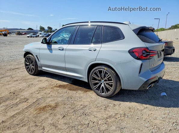 5UX53DP06N9J58208 2022 BMW X3 Gray Rear left