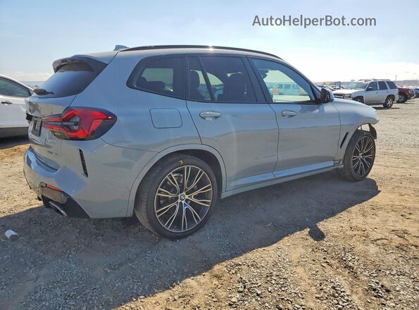 5UX53DP06N9J58208 2022 BMW X3 Gray Rear right