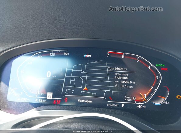 5UX53DP06N9K72211 2022 BMW X3 Gray Vista de los asientos traseros