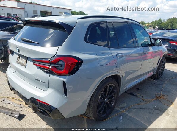 5UX53DP06N9K72211 2022 BMW X3 Gray Trasero derecho