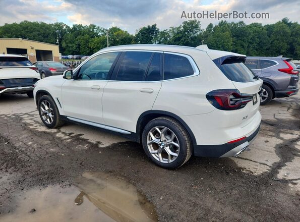 5UX53DP06N9M13648 2022 BMW X3 White Rear left