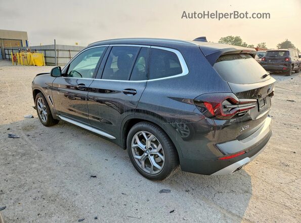 5UX53DP06R9U75749 2024 BMW X3 Черный Задняя левая четверть