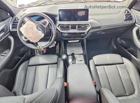 5UX53DP07N9L95340 2022 BMW X3 Белый Вид панели приборов