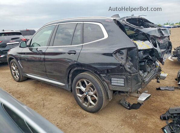 5UX53DP07P9N60256 2023 BMW X3 Black უკანა მარცხენა