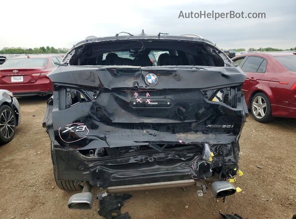 5UX53DP07P9N60256 2023 BMW X3 Black უკანა ხედი