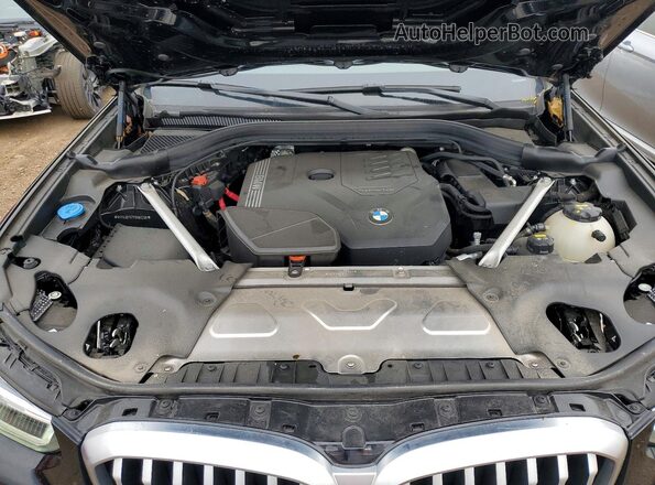 5UX53DP07P9N60256 2023 BMW X3 Black უკანა სალონის ხედი