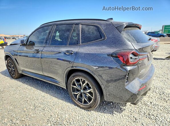 5UX53DP07P9S65982 2023 BMW X3 Charcoal Задня ліва чверть