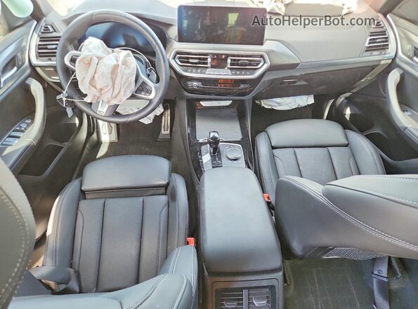 5UX53DP07P9S65982 2023 BMW X3 Charcoal Вид панелі приладів