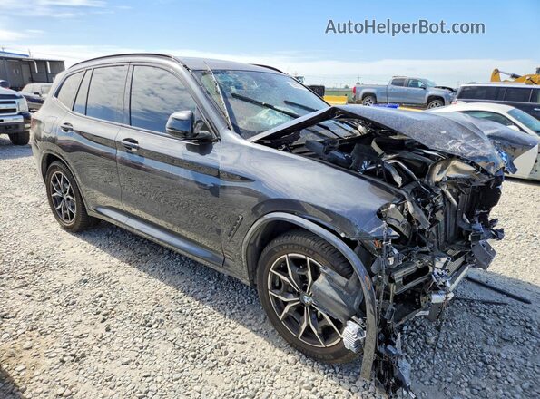 5UX53DP07P9S65982 2023 BMW X3 Charcoal Передня права чверть