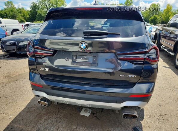 5UX53DP07R9V14283 2024 BMW X3 Black Սալոնի դիմացի տեսք