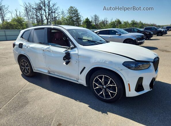 5UX53DP07R9X42896 2024 BMW X3 White წინა მარჯვენა