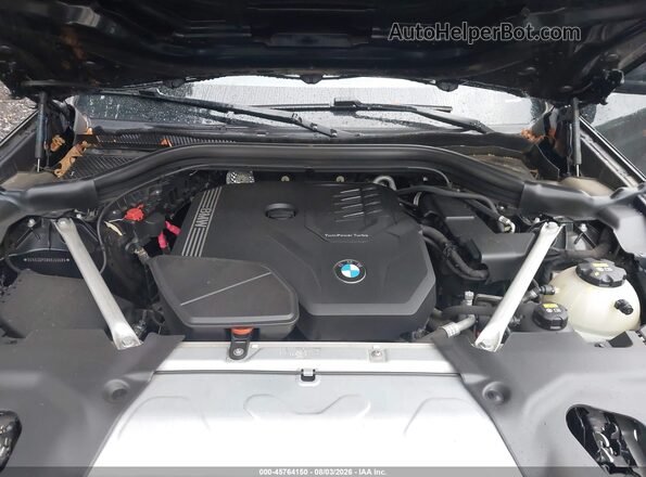 5UX53DP08N9J50689 2022 BMW X3 Black Հետևի տեսք