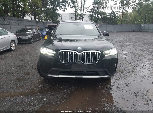 5UX53DP08N9J50689 2022 BMW X3 Black Սարքավորումների վահանակի տեսք