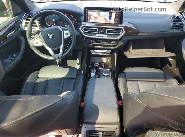 5UX53DP08P9P34299 2023 BMW X3 Синий Панорамный вид салона 360°
