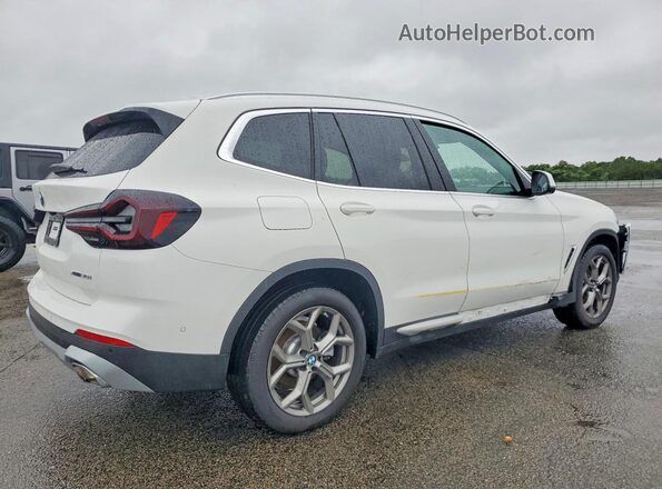 5UX53DP09R9X22620 2024 BMW X3 White Rear right