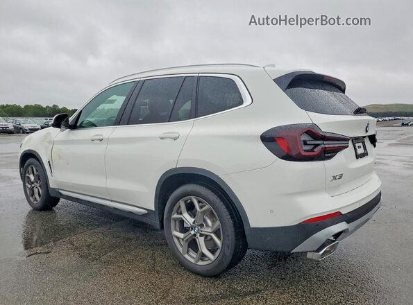 5UX53DP09R9X22620 2024 BMW X3 White Rear left