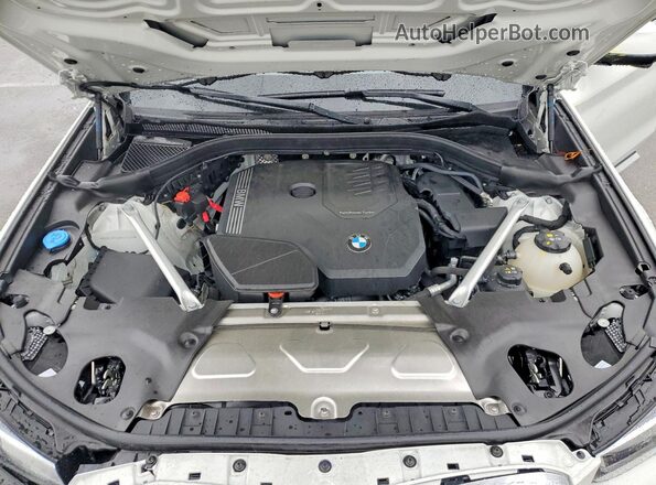 5UX53DP09R9X22620 2024 BMW X3 White Engine compartment view