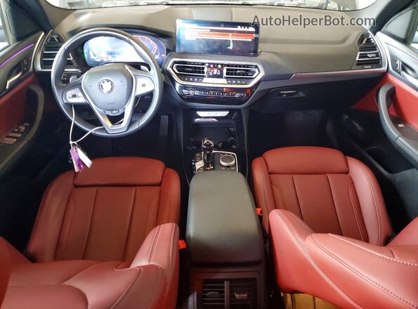5UX53DP0XP9R74163 2023 BMW X3 Black Вид панелі приладів