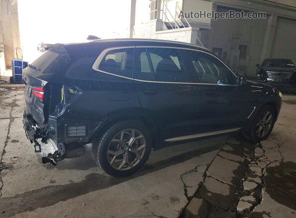 5UX53DP0XP9R74163 2023 BMW X3 Black Задня права чверть