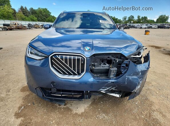 5UX53GP00T9251594 2026 BMW X3 Blue Դիմացի տեսք