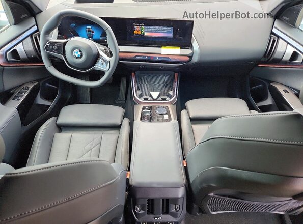 5UX53GP00T9251594 2026 BMW X3 Blue Առջևի վահանակի տեսք