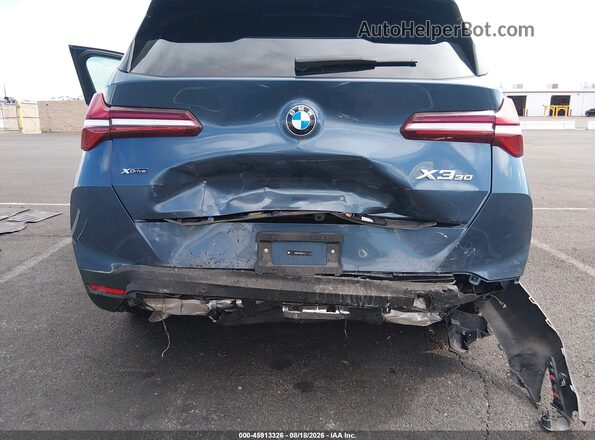 5UX53GP01S9021514 2025 BMW X3 Blue წინა ხედი