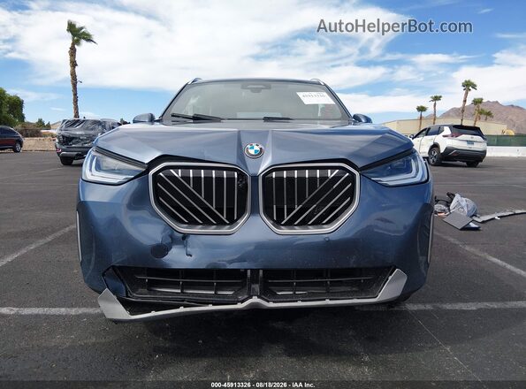 5UX53GP01S9021514 2025 BMW X3 Blue ხელსაწყოთა პანელის ხედი