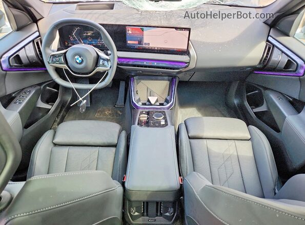 5UX53GP01S9029645 2025 BMW X3 Black წინა პანელის ხედი