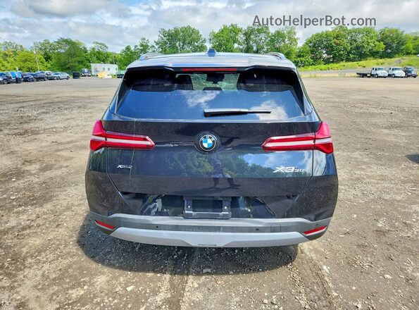 5UX53GP01S9029645 2025 BMW X3 Black უკანა ხედი