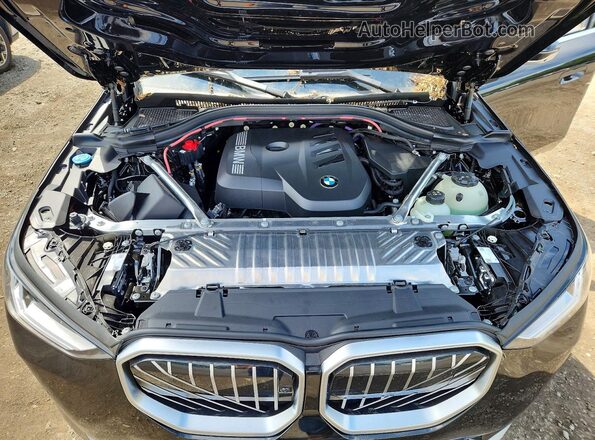 5UX53GP01S9029645 2025 BMW X3 Black ძრავის განყოფილების ხედი