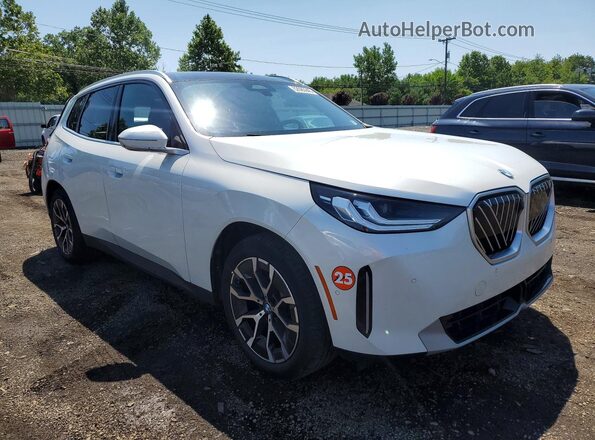5UX53GP01S9Y20225 2025 BMW X3 White წინა მარჯვენა