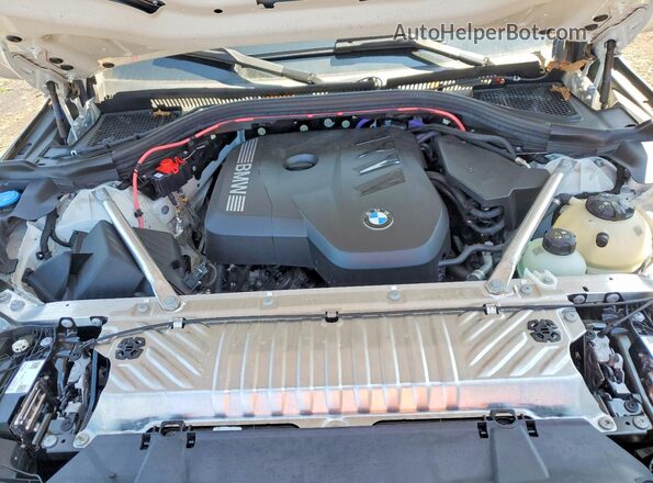 5UX53GP01S9Y20225 2025 BMW X3 White ძრავის განყოფილების ხედი