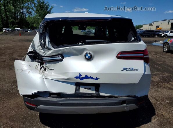 5UX53GP01S9Y20225 2025 BMW X3 White უკანა ხედი