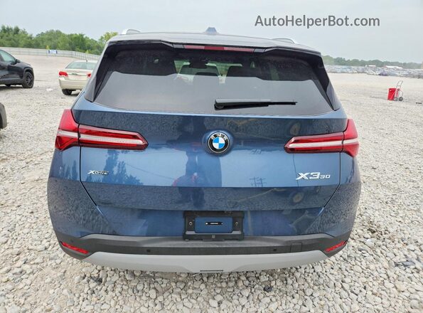 5UX53GP01T9350280 2026 BMW X3 Blue უკანა ხედი
