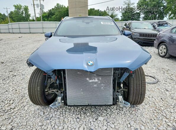 5UX53GP01T9350280 2026 BMW X3 Blue წინა ხედი