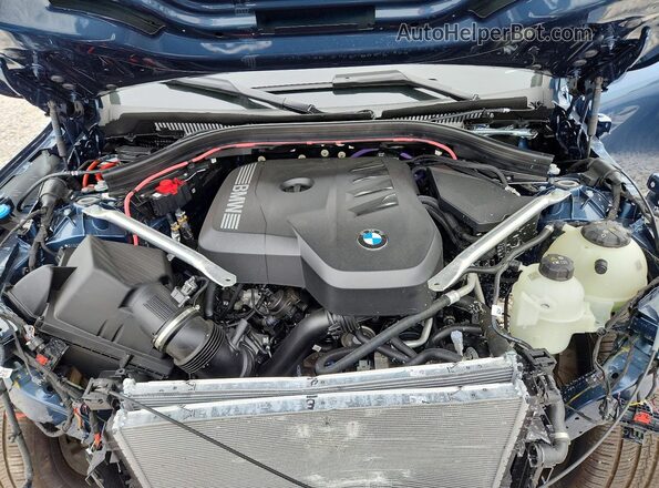 5UX53GP01T9350280 2026 BMW X3 Blue ძრავის განყოფილების ხედი