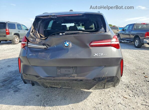 5UX53GP03S9Z10170 2025 BMW X3 Gray Vista trasera