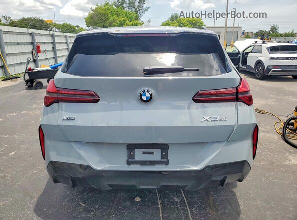 5UX53GP03T9512877 2026 BMW X3 Gray უკანა ხედი