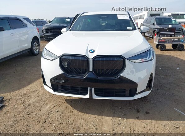 5UX53GP04T9162756 2026 BMW X3 White Widok zestawu wskaźników
