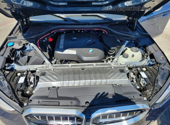 5UX53GP05S9Y81514 2025 BMW X3 Blue Vista interior trasera
